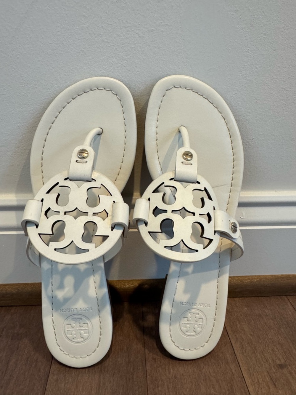 Tory Burch Miller Leather Thong Sandals